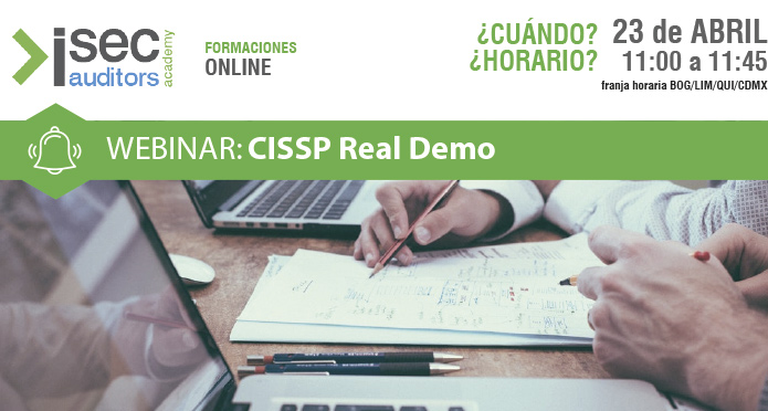 isecwebinar CISSP Real Demo
