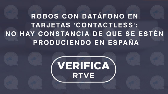 Robos con datáfono en tarjetas contactless